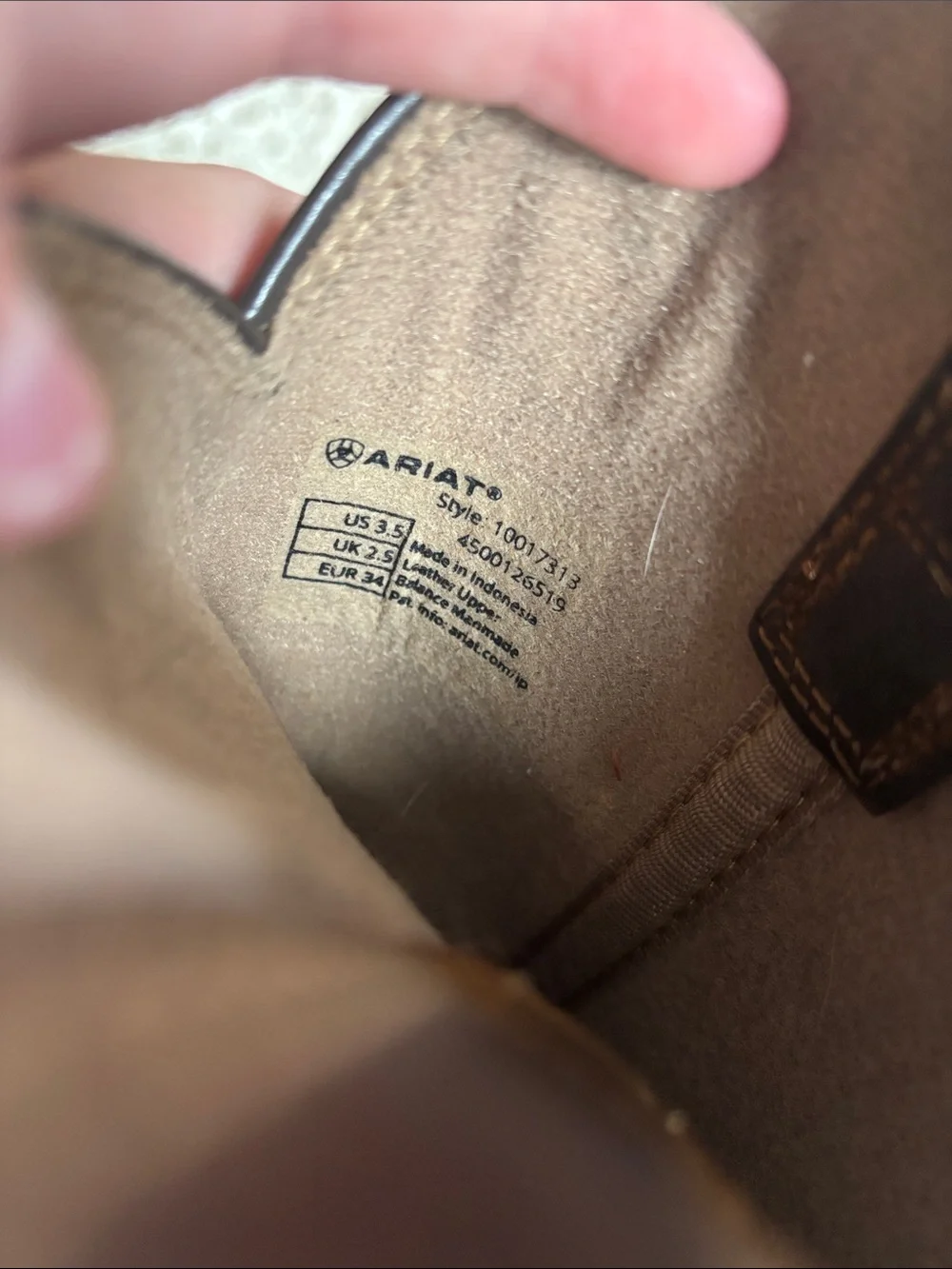Ariat Brown Kids Cowboy Boots